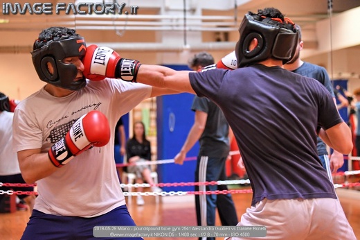 2019-05-29 Milano - pound4pound boxe gym 2541 Alessandro Guatieri vs Daniele Bonelli